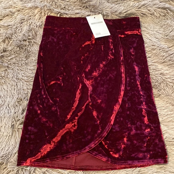 ASOS | velvet mini wrap skirt - Picture 3 of 17